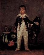 Francisco de Goya Portrat des Pepito Costa y Bonelis painting
